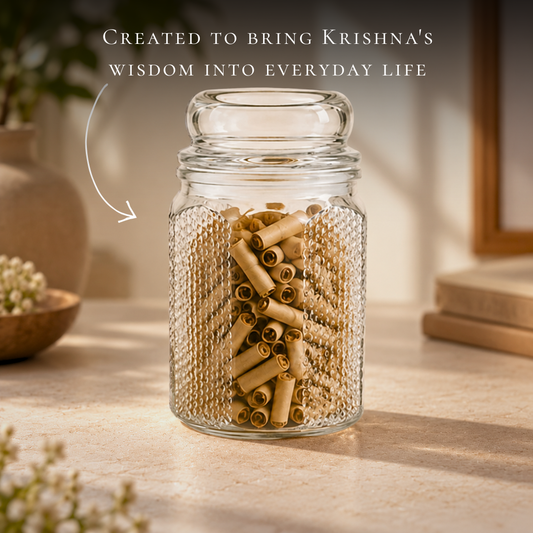 Krishna's Gita Jar - 108 Shlokas
